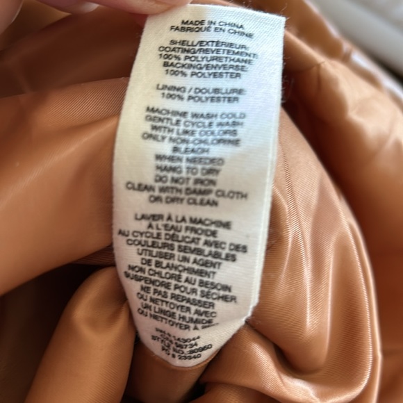 Anthro Vegan Leather Jacket, Medium - Picture 5 of 5